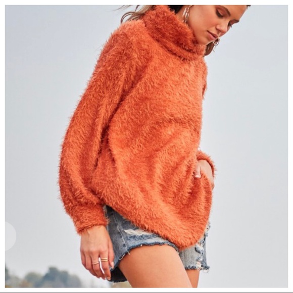 ShopEvelynne Sweaters - ✨LAST ONE✨Fabulous Cowl Neck Fuzzy Sweater